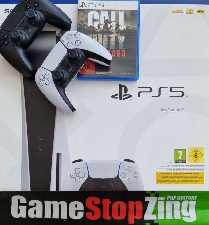 PS 5 - 2 Controller - 1 Spiel - Top Zustand | Kaufen auf Ricardo