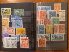 petite collection de timbres EUROPA
