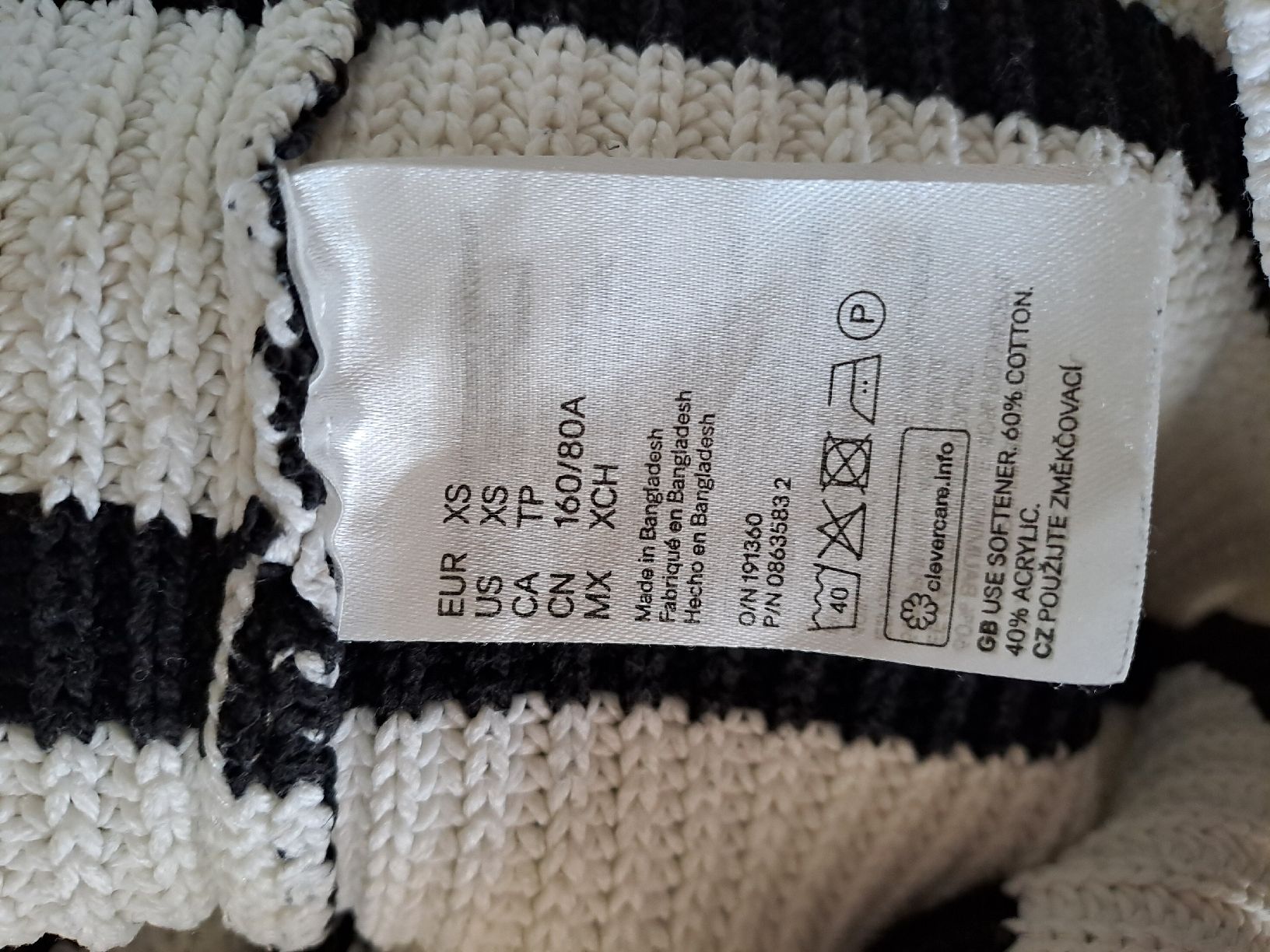 H&M Maglioni & Felpe: Gestreifter Strickpullover Gr. XS (oversize) – Nuovo (secondo la descrizione) da Oberhasli venduto da Lea98 3
