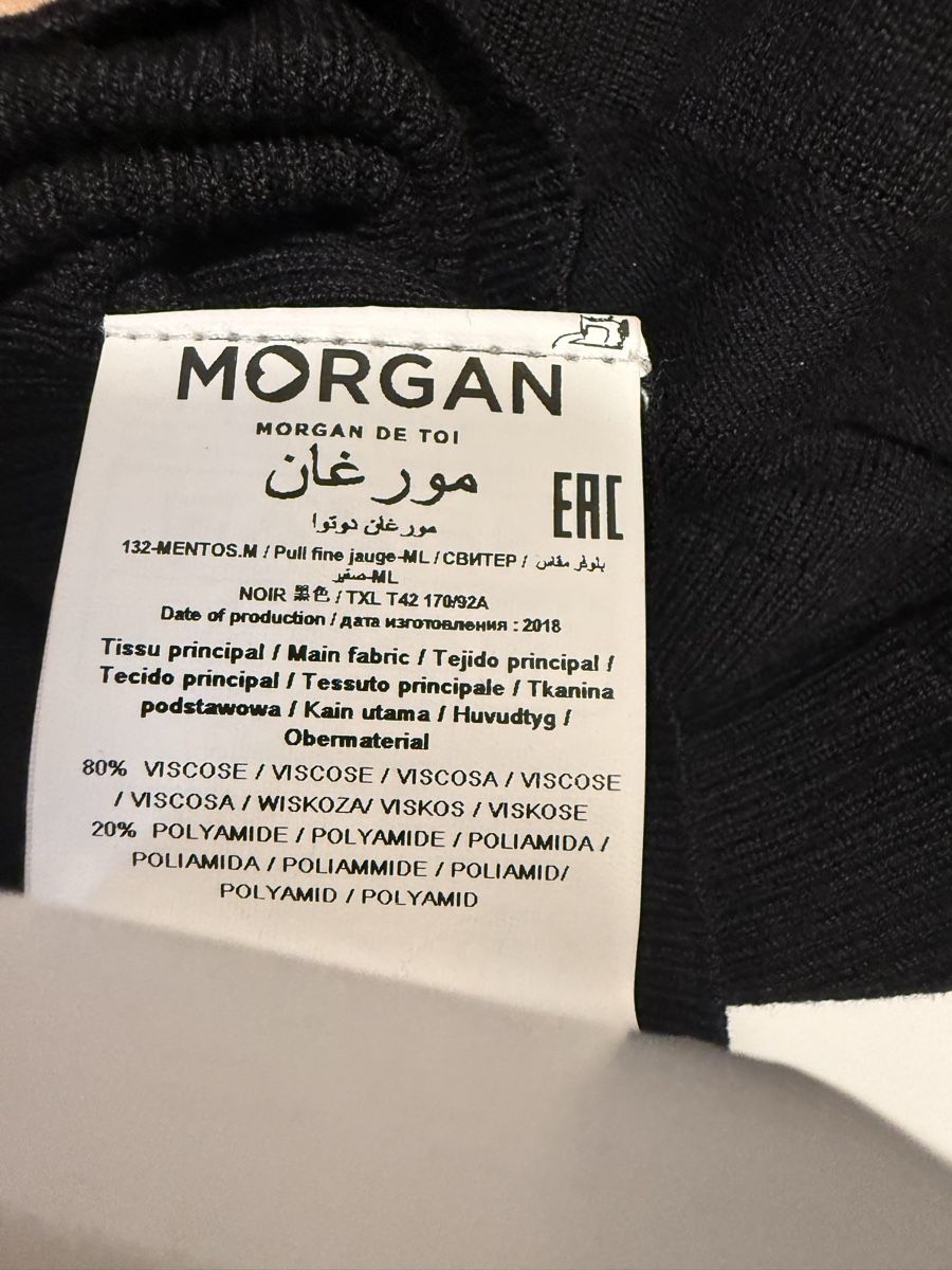 Morgan Maglioni & Felpe: Morgan - Rollkragenpullover - XL - schwarz  – Usato da Zug venduto da tami12 3