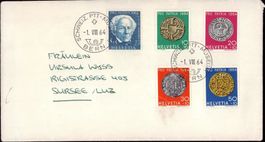 1964  Pro Patria gelaufen 1.8.1964