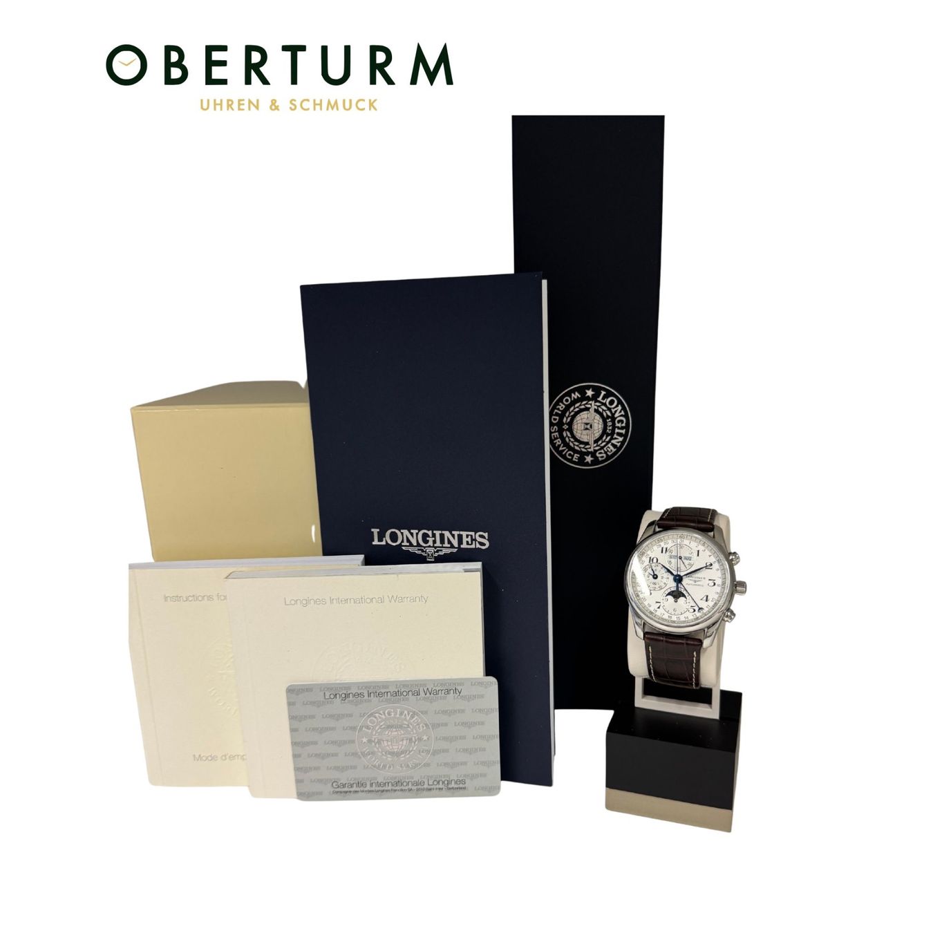 Longines Montres: Longines Master Collection Chronograph Moonphase Full Set – D'occasion à Brugg AG par Oberturm 5