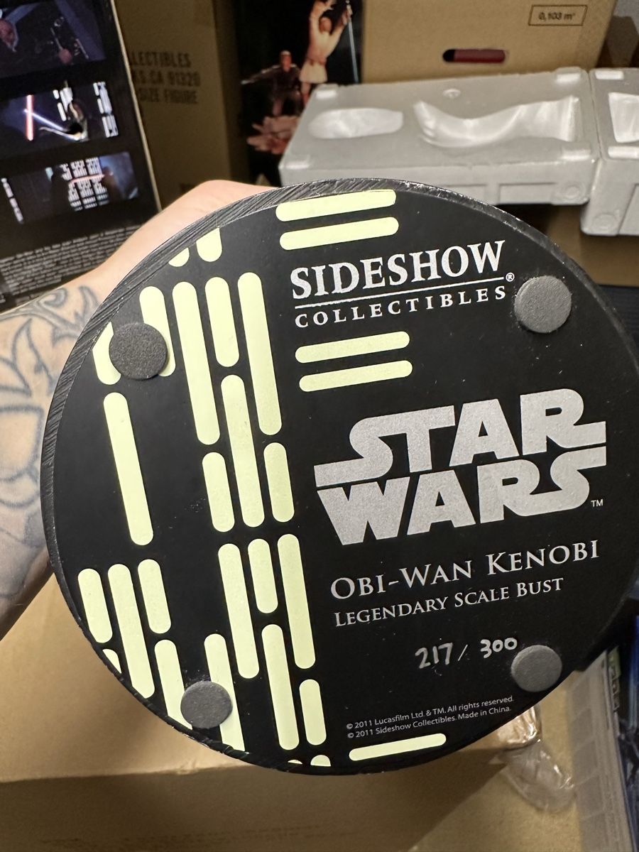 Star Wars Statuette: SIDESHOW OBI WAN KENOBI LEGENDARY BUST – Nuovo (secondo la descrizione) da Waltenschwil venduto da Ted-White 5