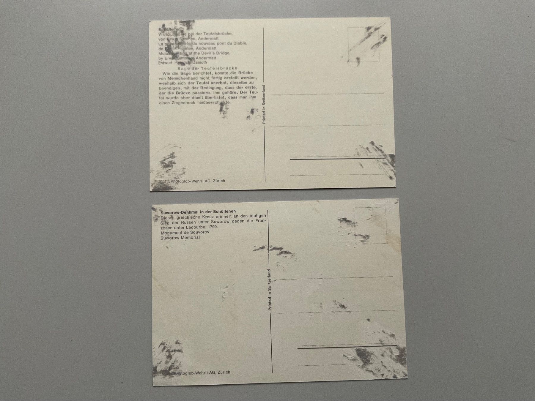 Cartoline postali: Postkarten: Schöllenen – Usato da Bottighofen venduto da onyx42 1
