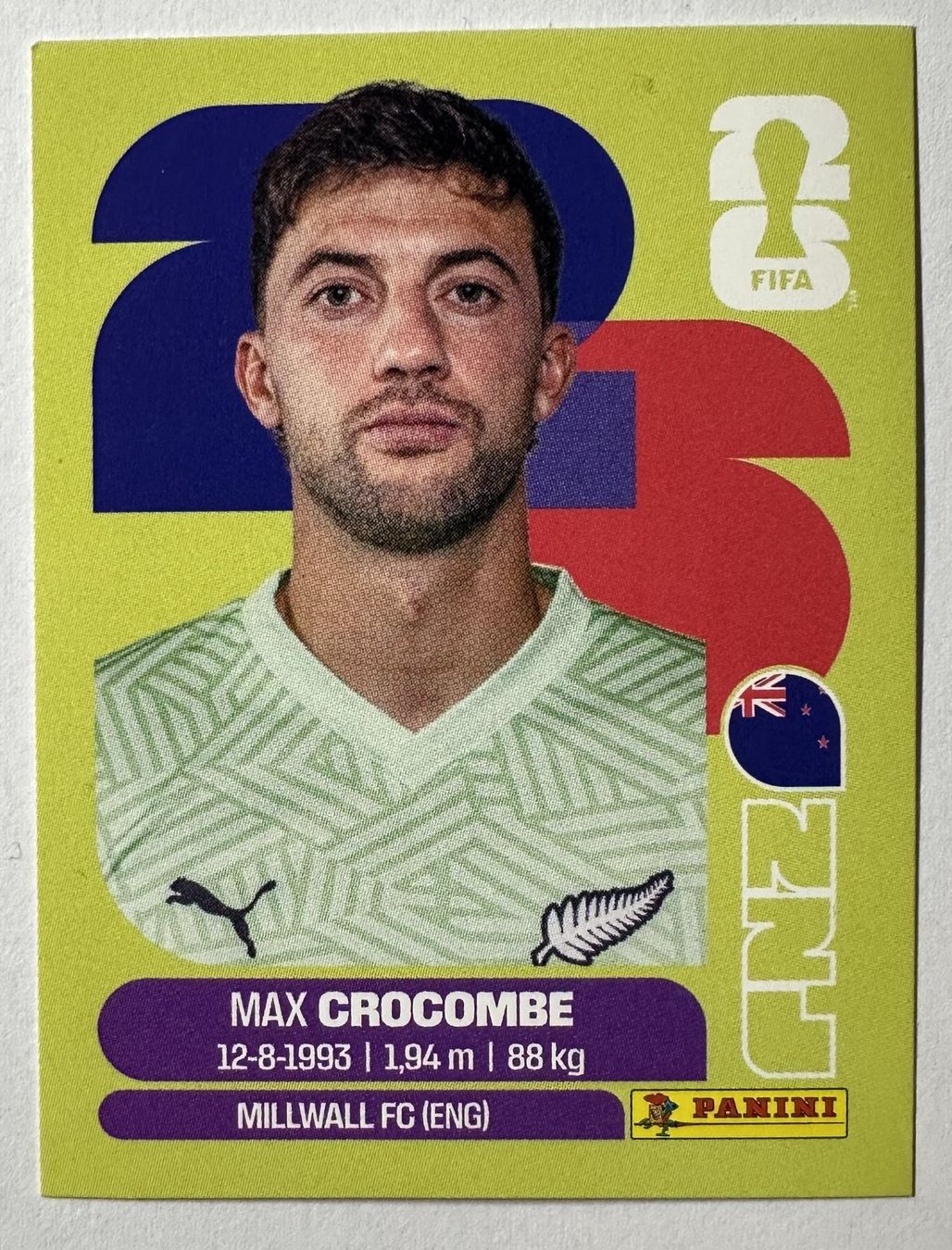 Panini Carte collezionabili: Panini Sticker WM 2026: NZL 2 CROCOMBE – Nuovo (secondo la descrizione) da Rubigen venduto da rofi100