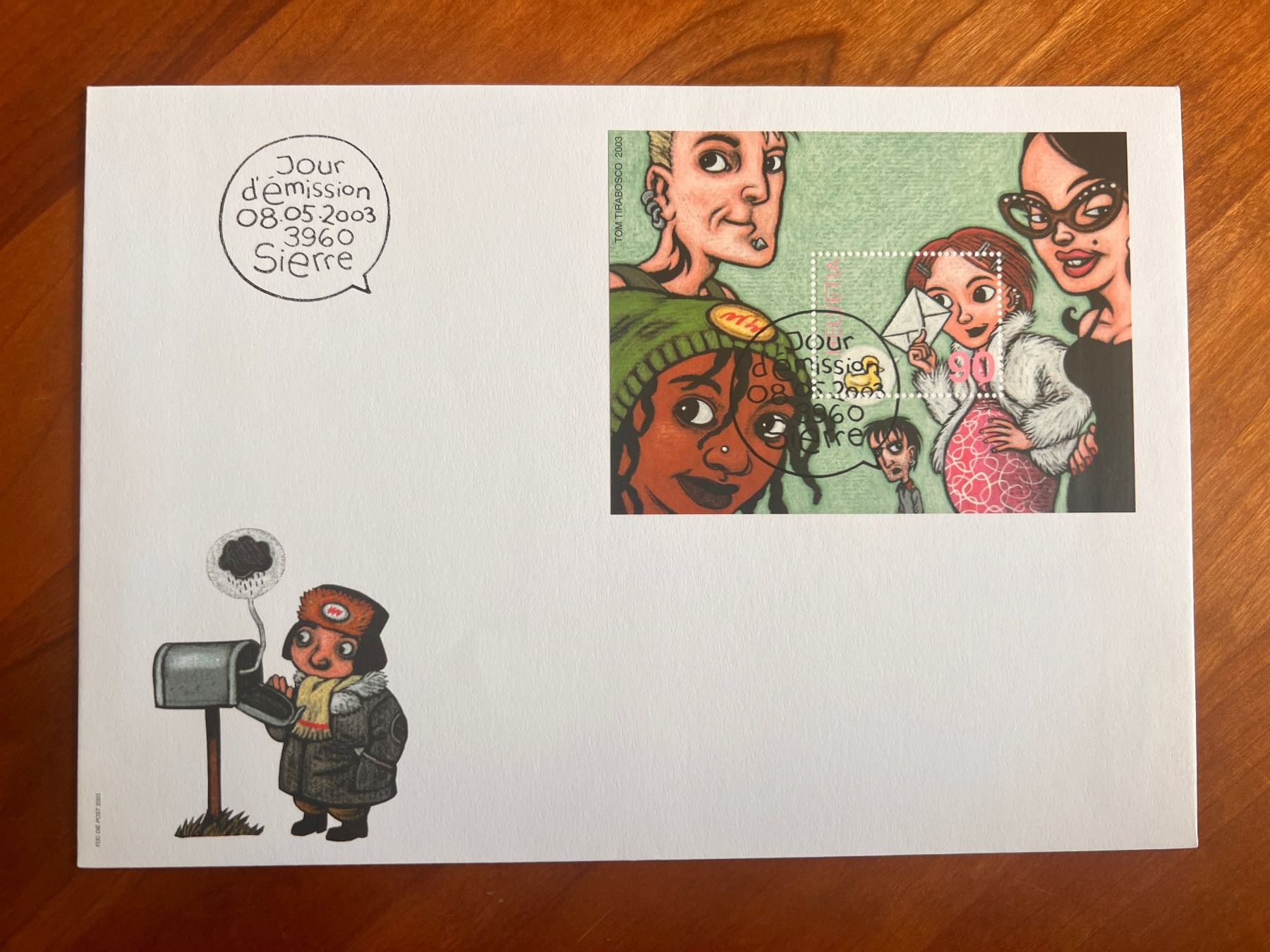 Tutti i francobolli: Erstagsbrief FDC 2000 Midi Brief  (R128) – Usato da Hinwil venduto da Sidi4