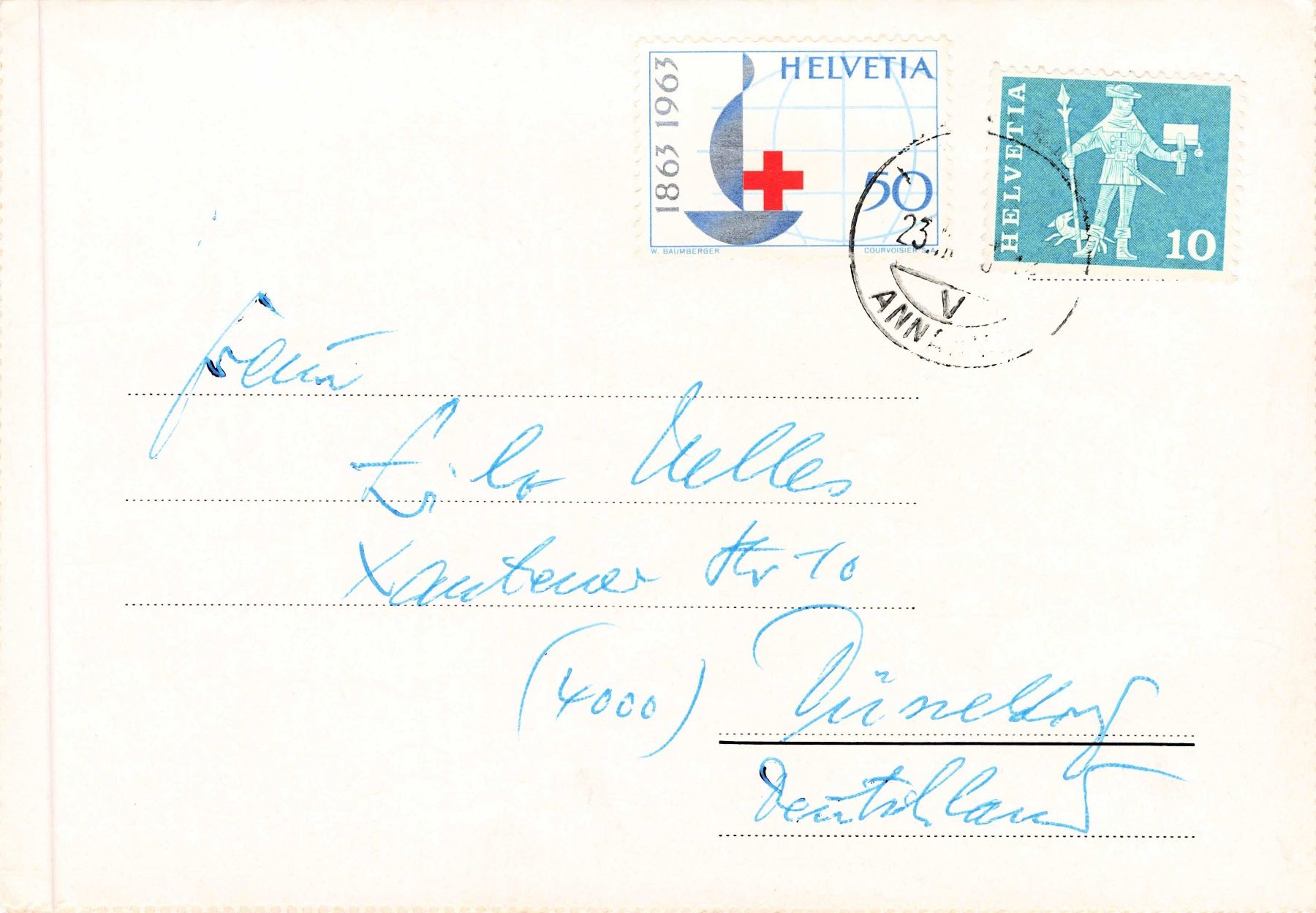 Cartoline postali: Grand hotel Euler Bale G Ak Brief wird in der Mitte geöffnet – Usato da Biasca venduto da Blenio71 1