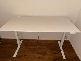 Tisch weiss elektrisch höhenverstellbar