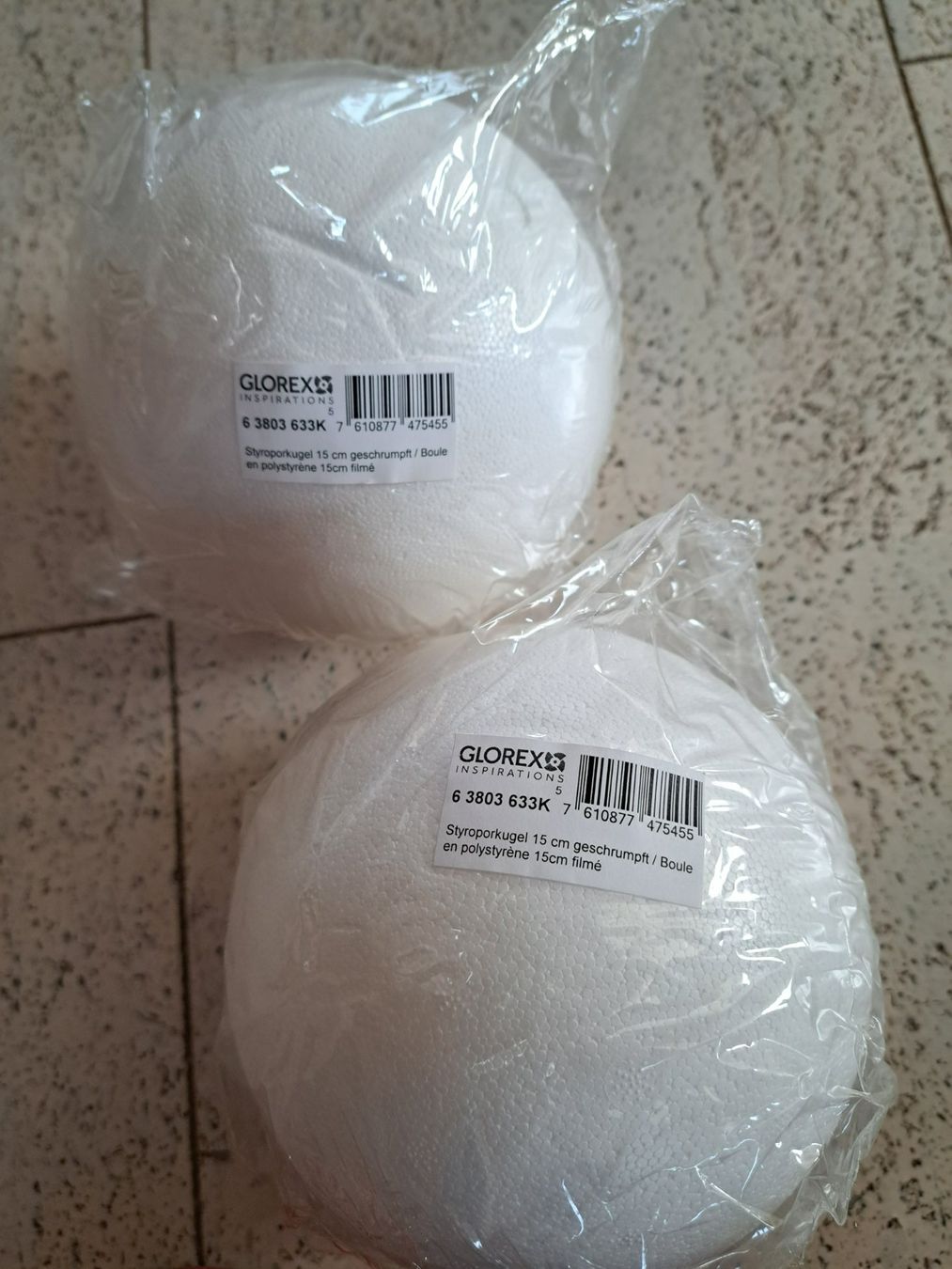 Bastelsets: Styropor-Kugeln – Neu und originalverpackt aus Bünzen von Floh99 2