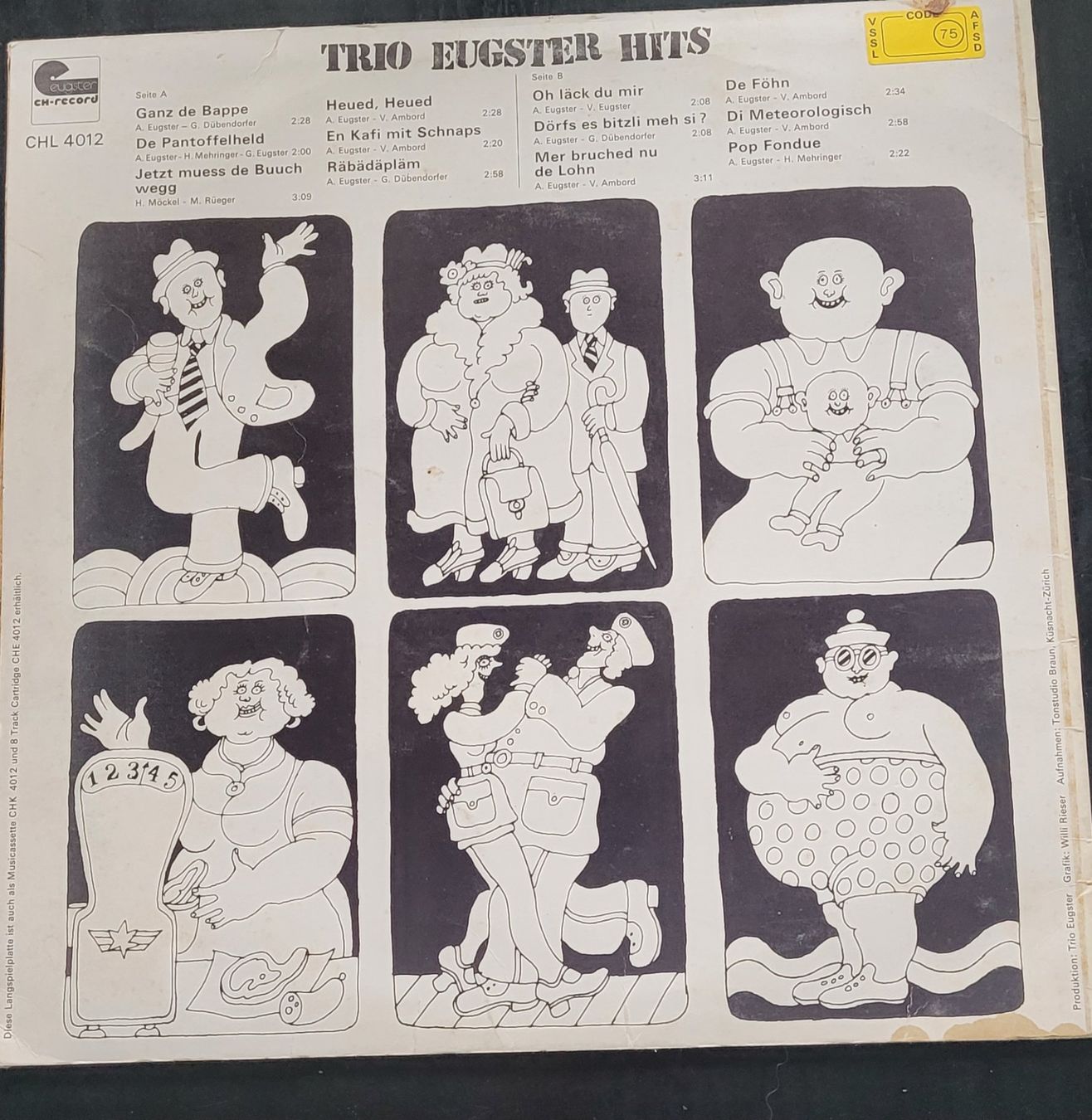 Dischi in vinile: Trio Eugster  Hits – Usato da SCHÜBELBACH venduto da CoKaHa 1