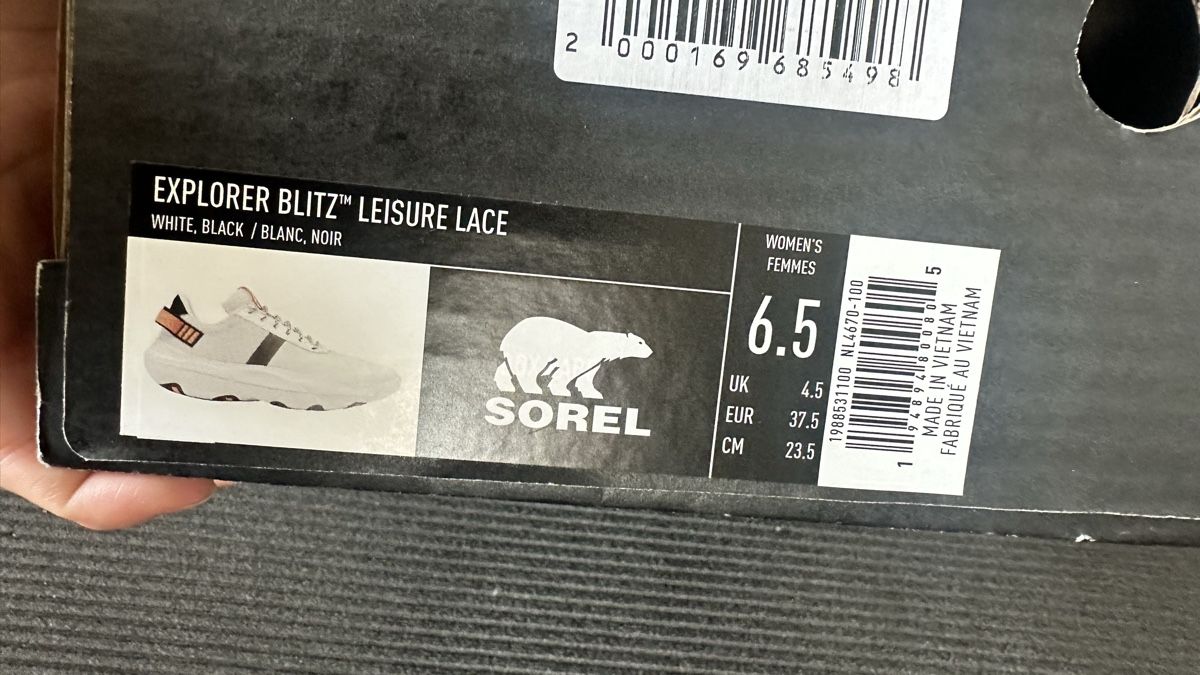 Sorel Scarpe da uomo: Baskets Sorel Explorer Blitz blanc noir pointure 37 – Usato da Vuippens venduto da ale_6gkb 8