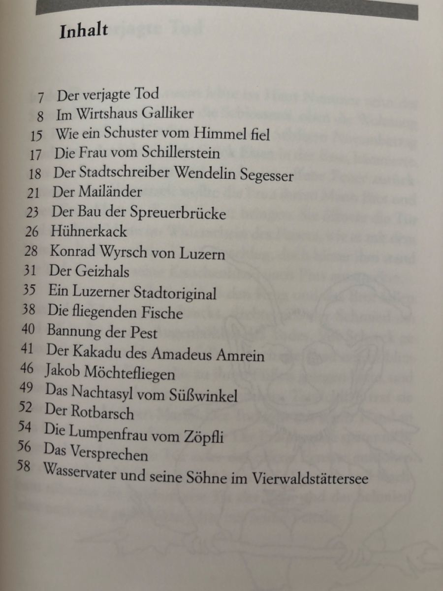 Bücher: Der verjagte Tod : Luzerner Geschichten – Neu (gemäss Beschreibung) aus Schaffhausen von Reporter 2