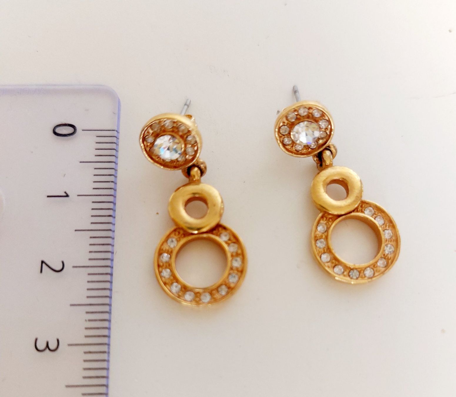 Orecchini pendenti & Orecchini a lobo: Ohrringe goldfarbig mit Stein neuwertig – Nuovo (secondo la descrizione) da Horgen venduto da zur_jq85 2