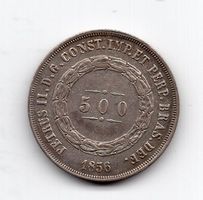 (792) Brasilien 1856, 500 Reis, vz