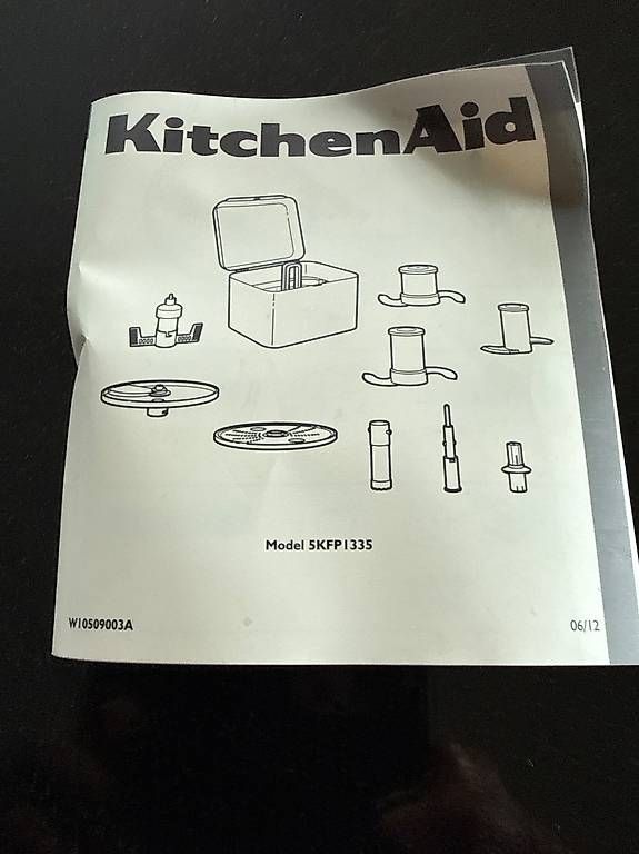 Elettrodomestici da cucina: Kitchenaid Food processor mit Zubehörteilen Model 5KFP 1335 – Usato da Bäch SZ venduto da rmm01 4
