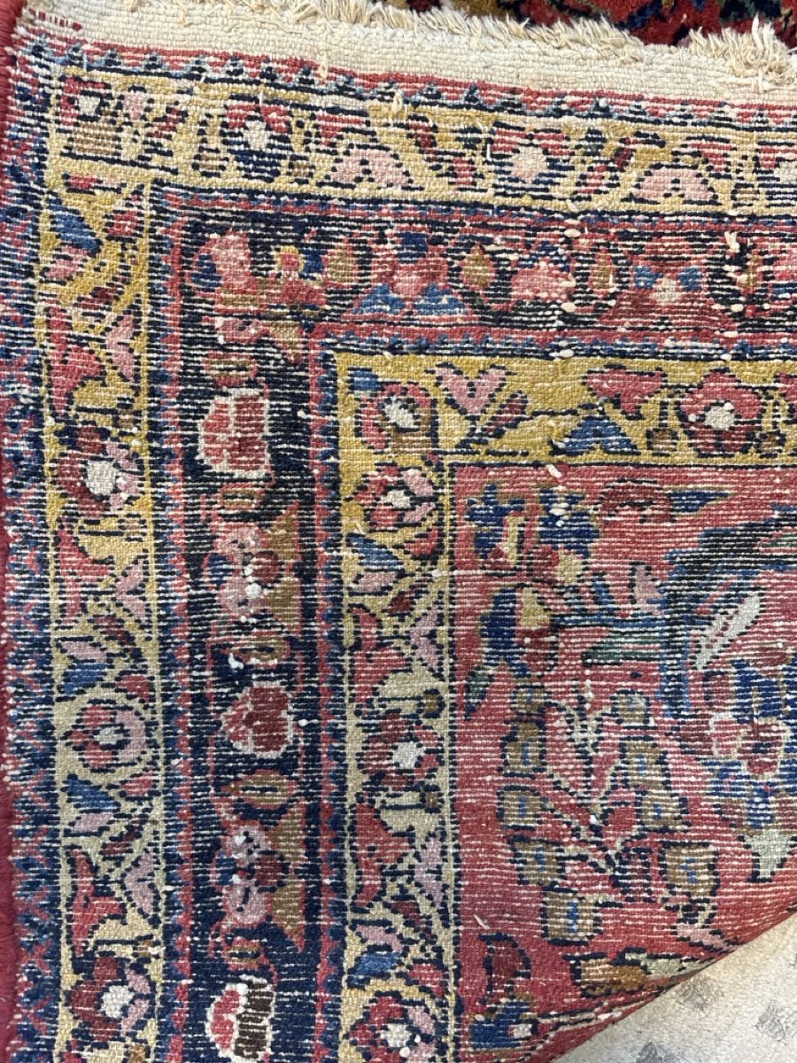 Tappeti: Orientteppich rot mit Muster und Fransen Grösse L – Usato da Niederhasli venduto da abd_bm8t 6