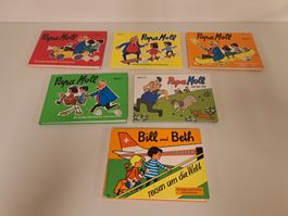 Lot alte Comic Hefte-Bücher/ Papa Moll
