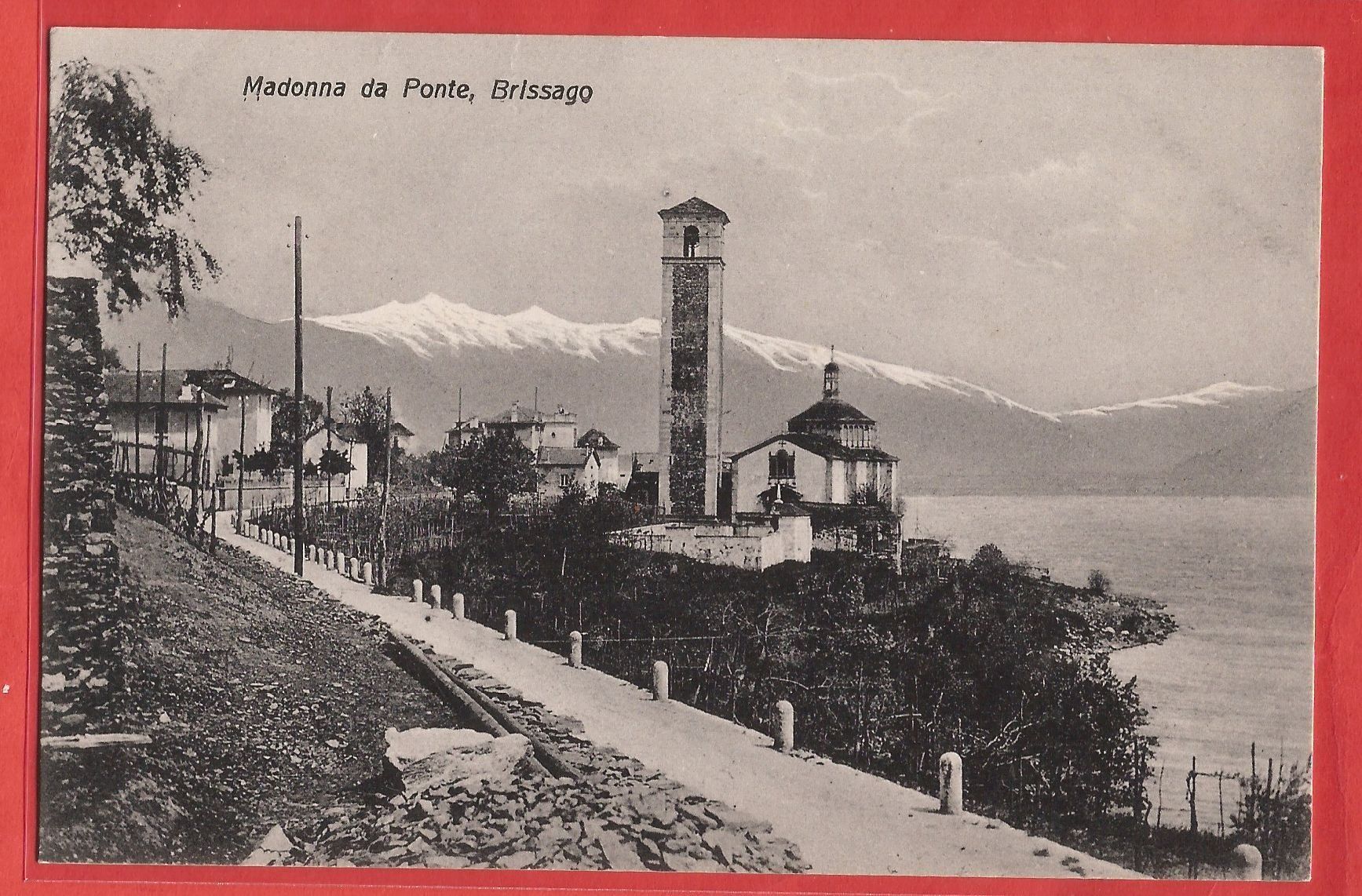 Cartoline postali: Brissago - Madonna da Ponte - ca. 1915 – Usato da Fislisbach venduto da Porano
