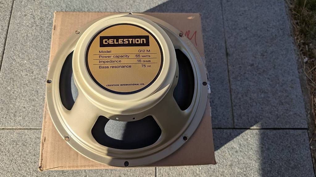 Casse acustiche: Celestion G12M 65 Creamback – Usato da Renens VD venduto da arochat