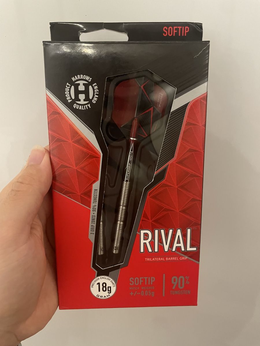 Freccette: Freccette Harrows Rival Softip 18g - Come nuove, set prof. – Nuovo (secondo la descrizione) da Lugano venduto da Filds83