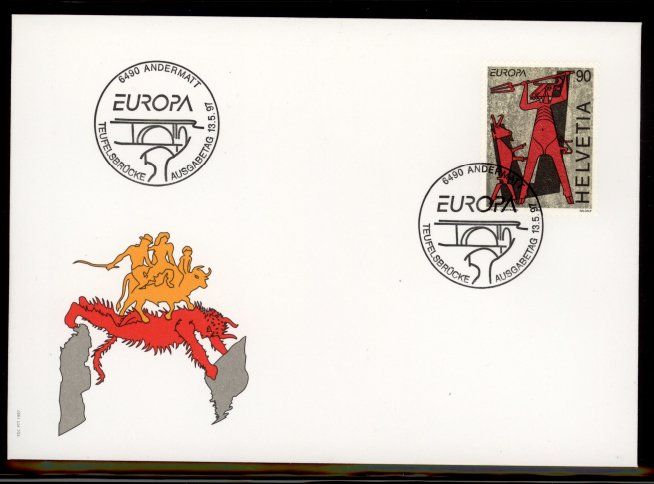 Tutti i francobolli: 1997, FDC, Europa (Nr. 919) – Usato da Willisau venduto da Vollstempel