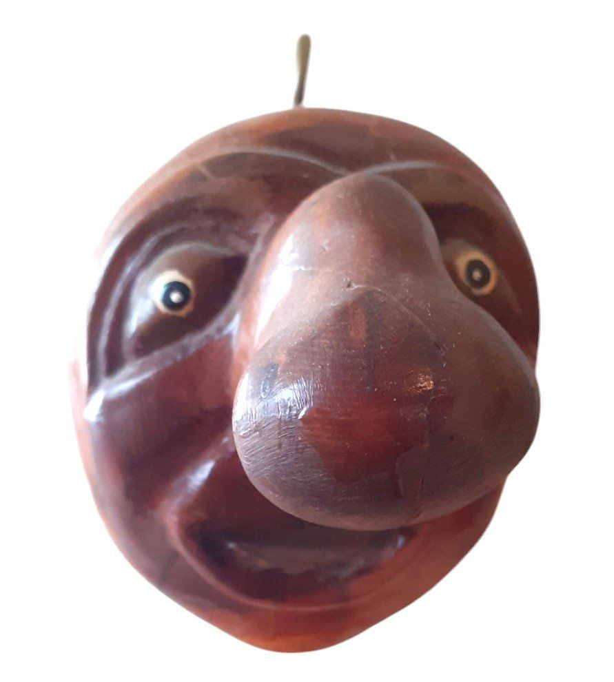 Sculture & Statue: Holzfigur geschnitzt Humor "grosse Nase" – Usato da Mörschwil venduto da antiksalon 2
