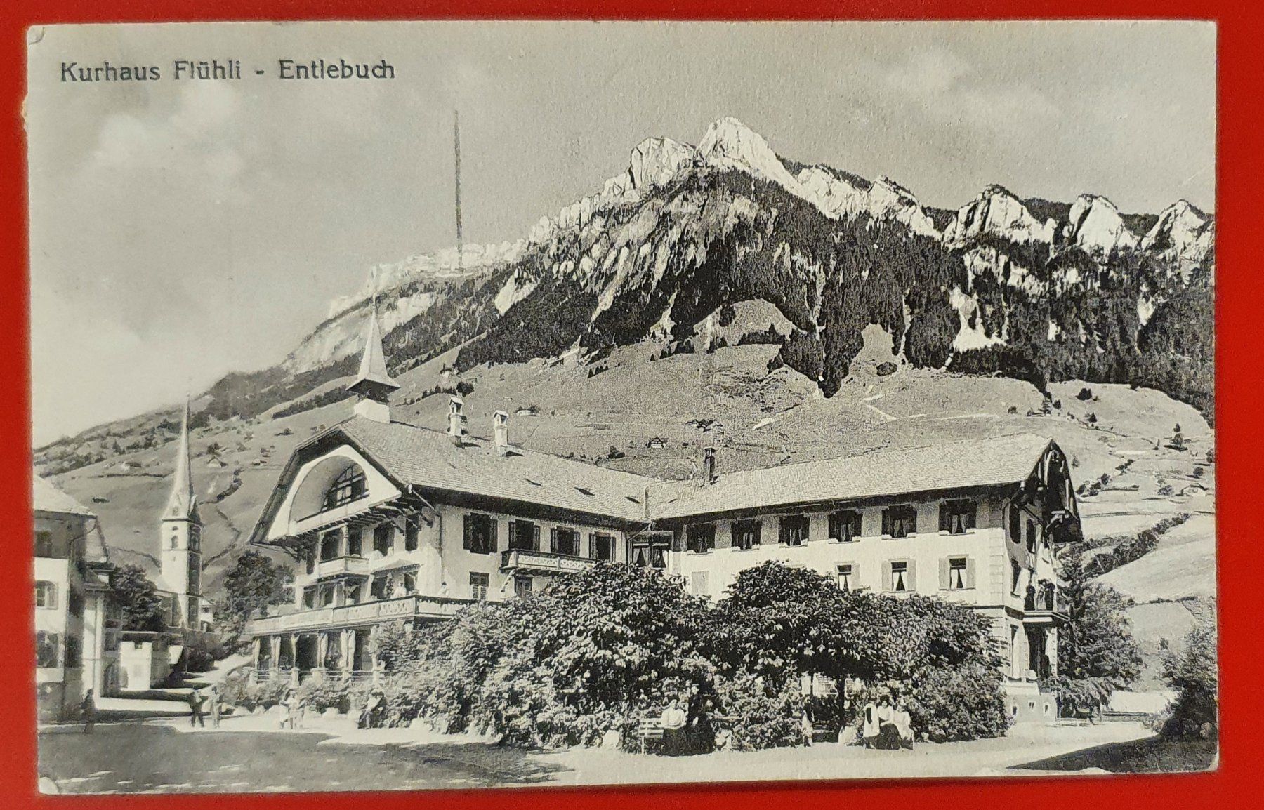 Ansichtskarten: Entlebuch 1924 - Kurhaus Flühli – Gebraucht aus Kreuzlingen von Rschweiz1