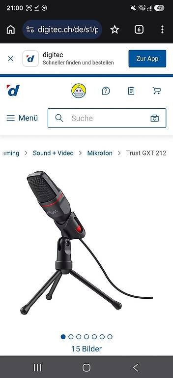 Trust Microfoni: Trust GXT 212 Gaming Mikrofon NEU – Nuovo (secondo la descrizione) da Zizers venduto da watchcomp. 2
