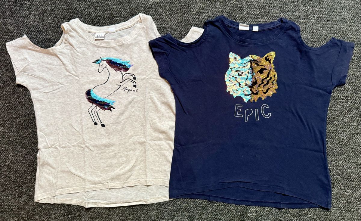 Camicette, T-shirt & Top: 3 CAP T-Shirts Gr. 122/6 – Usato da Worben venduto da Teddy112
