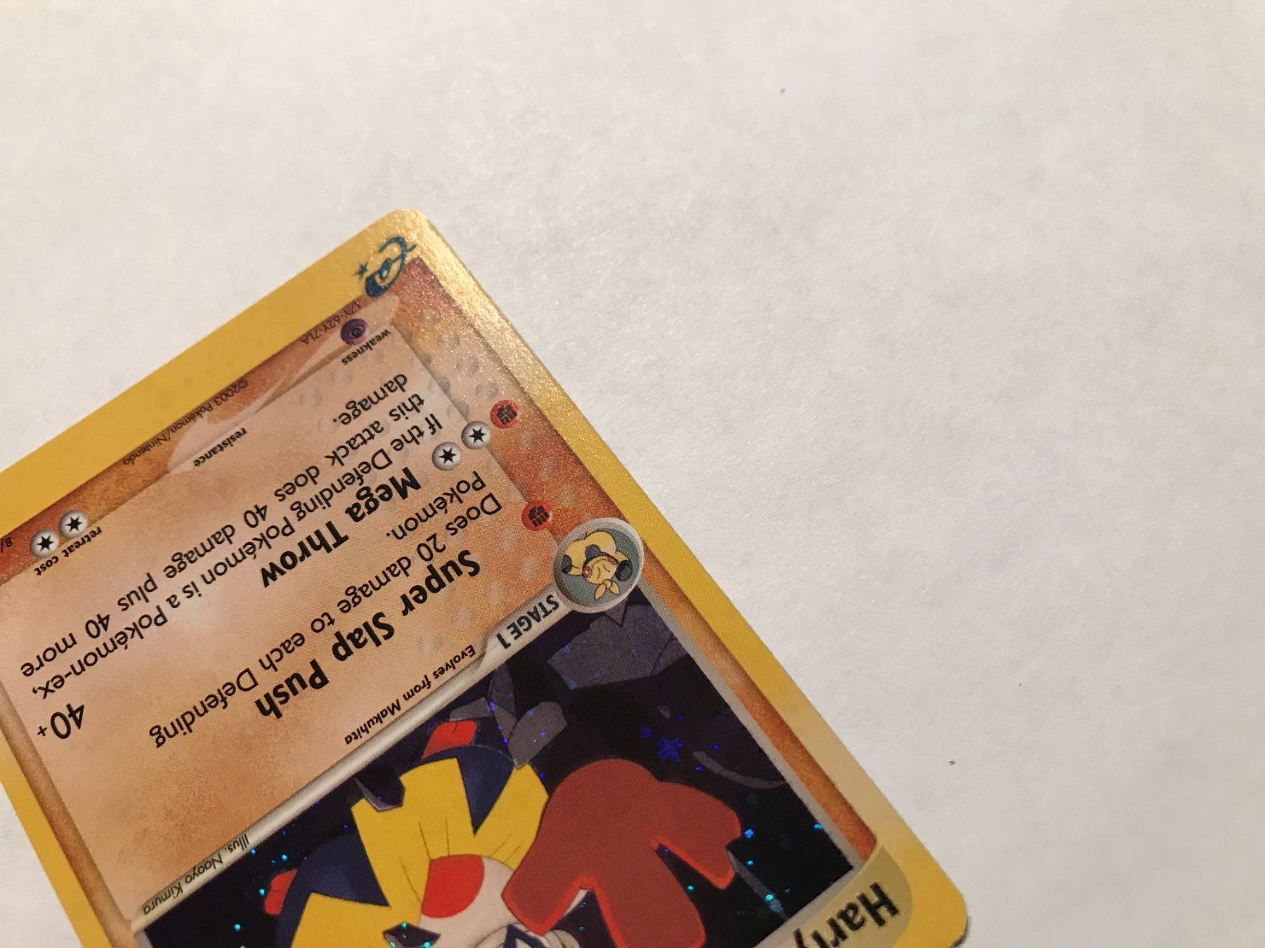 Pokémon Carte collezionabili: Hariyama holo Ex Ruby & Saphire – Nuovo (secondo la descrizione) da Hagendorn venduto da Pokecollectorch 9