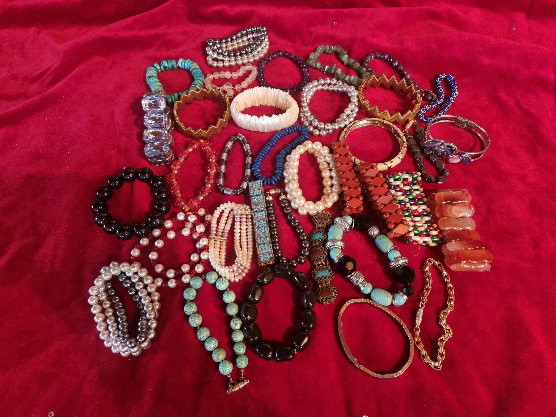 Sonstiger Schmuck: Sammlung Modeschmuck Vintage - Armbänder – Gebraucht aus Altbüron von Konserven 2