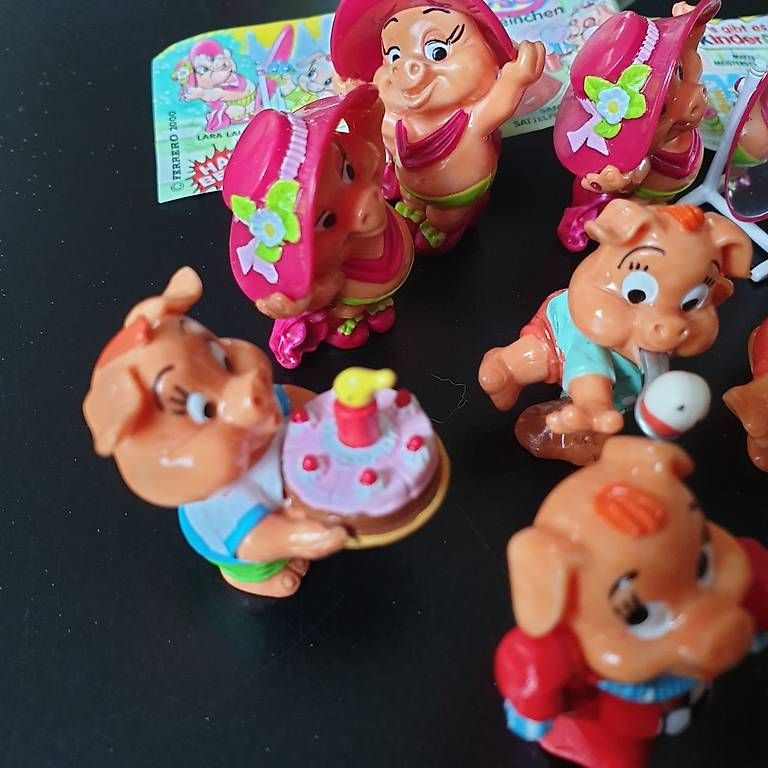 Statuette: Ü-Eier Figuren Pinky Piggys 2000 – Usato da Urnäsch venduto da Nakamotix 1