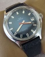 GLYCINE Handaufzug Swiss Made Elegante Herrenuhr 40mm
