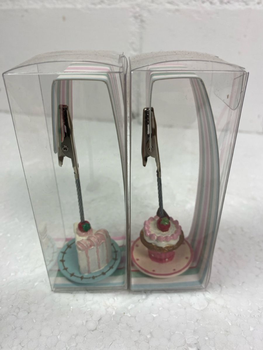 Altri mobili per ufficio: Kartenhalter mit Kuchenmotiv, 8er Set neu – Usato da sursee venduto da trilli-tralli 6