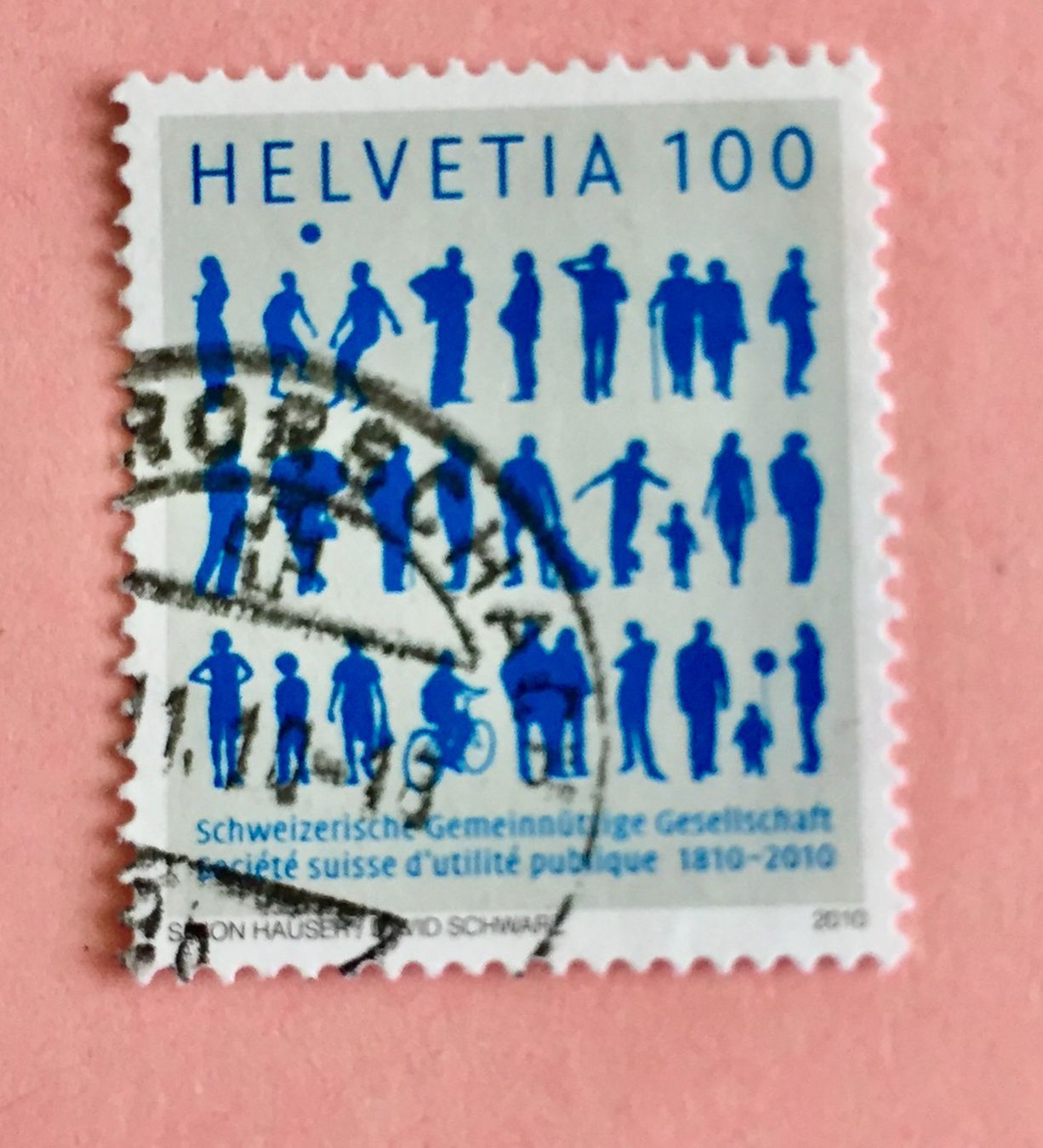 Tutti i francobolli: Nr.1354 mit Stempel 200 j.Schw.Gemeinn.Gesellschaft 2010    – Usato da Aarau venduto da Billa007