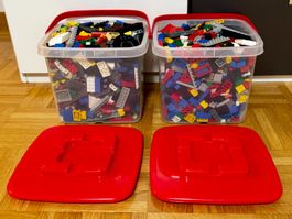 2x Lego Box gefüllte Kisten Kiloware 3.2.kg