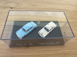 Peugeot 404 1/87 Massstab Miniaturset