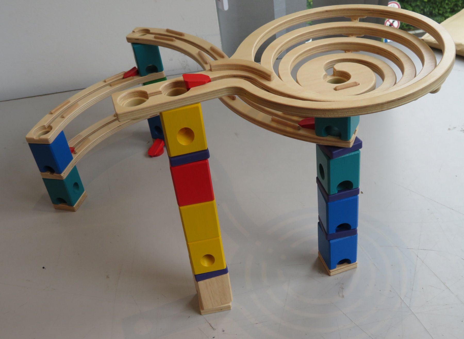 Hape Giocattoli: HAPE Murmelbahn Whirlpool – Usato da Reinach BL venduto da WBZ-Flohmarkt 6