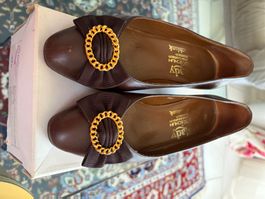 Elegante, braune Vintage-Pumps Gr. 36 - Perfekt für Herbst!
