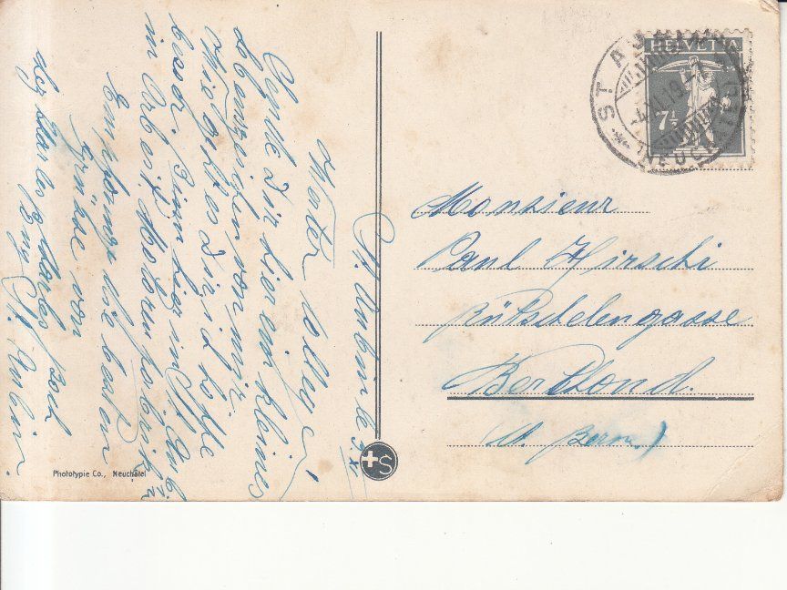 Cartes postales: St. Aubin Pattus 1919 – D'occasion à Bürglen TG par StampGraf 1