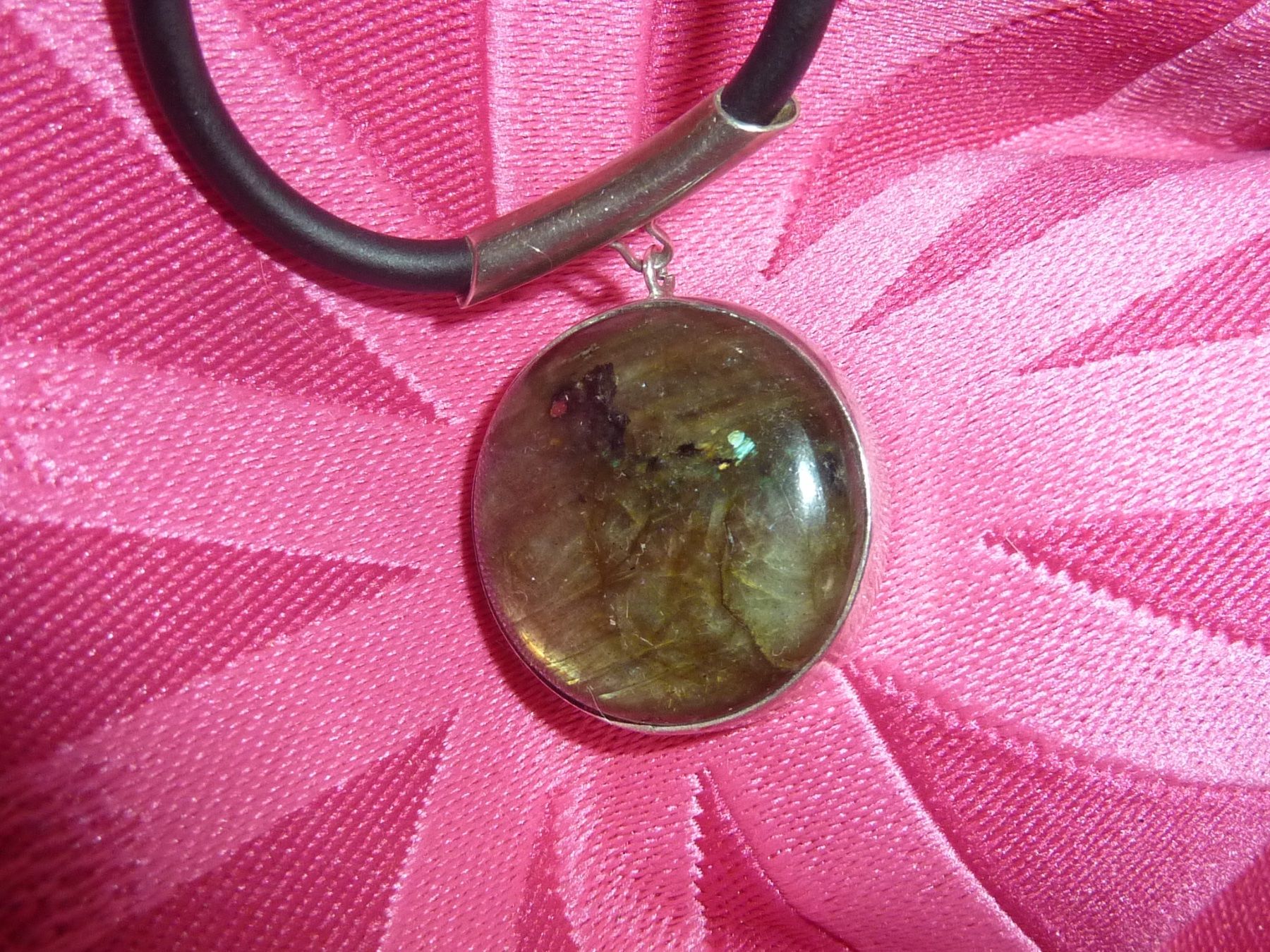 Pendentifs: collier avec pendentif silber pierre de labradorite – D'occasion à geneve par chriztel 6