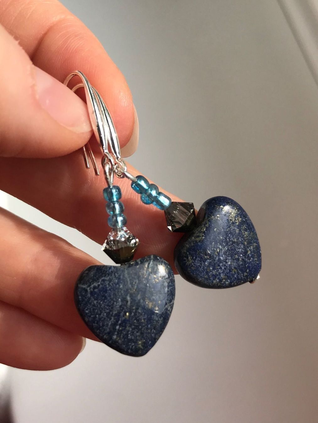 Swarovski Orecchini pendenti & Orecchini a lobo: Lapislazuli Herzchen, Swarovski NEU – Nuovo (secondo la descrizione) da Basel venduto da Chili007 3