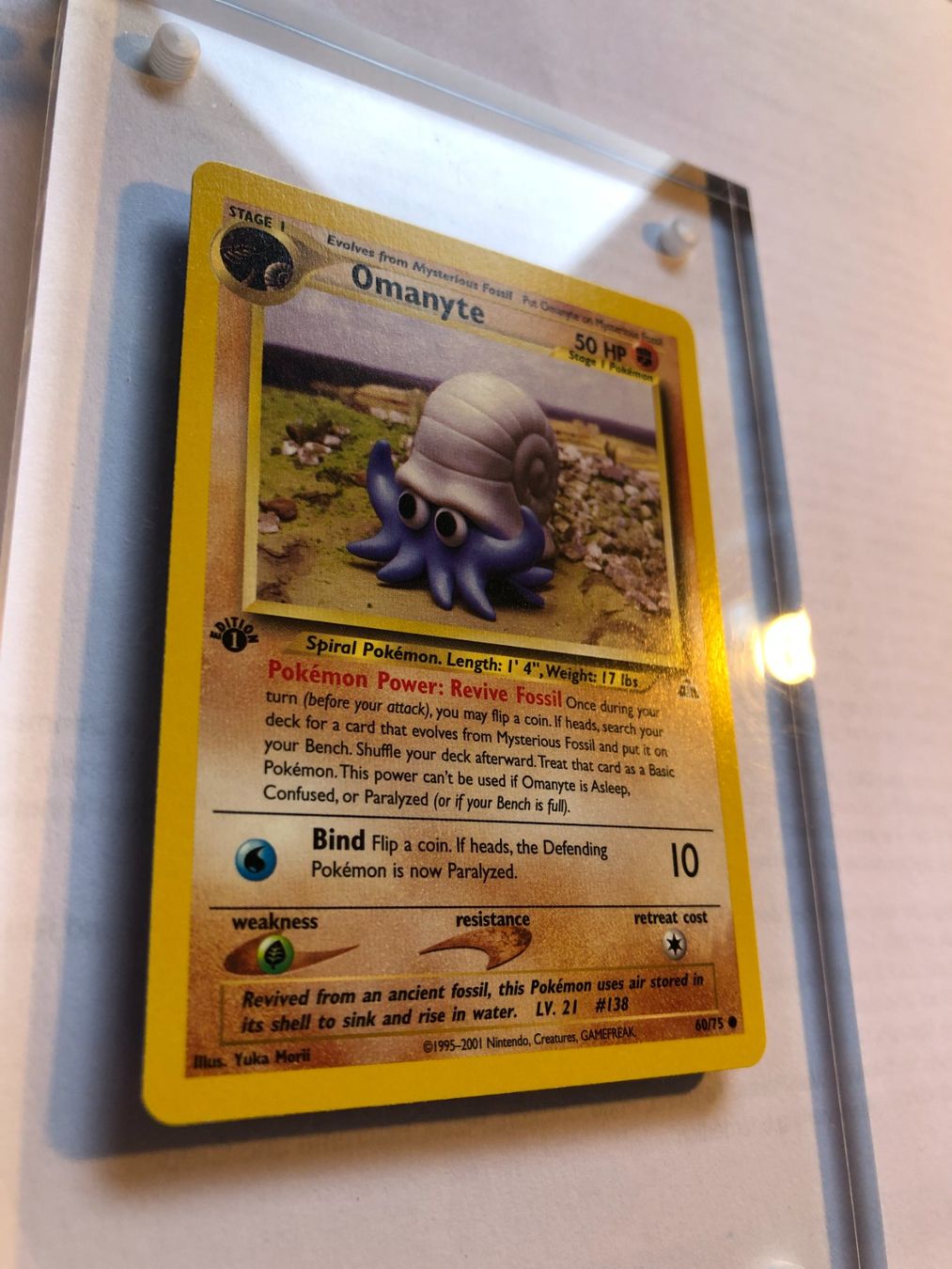 Carte collezionabili: Omanyte 1st Neo Discovery - MINT - ab 1.- – Usato da Giubiasco venduto da dan_pr8b 1
