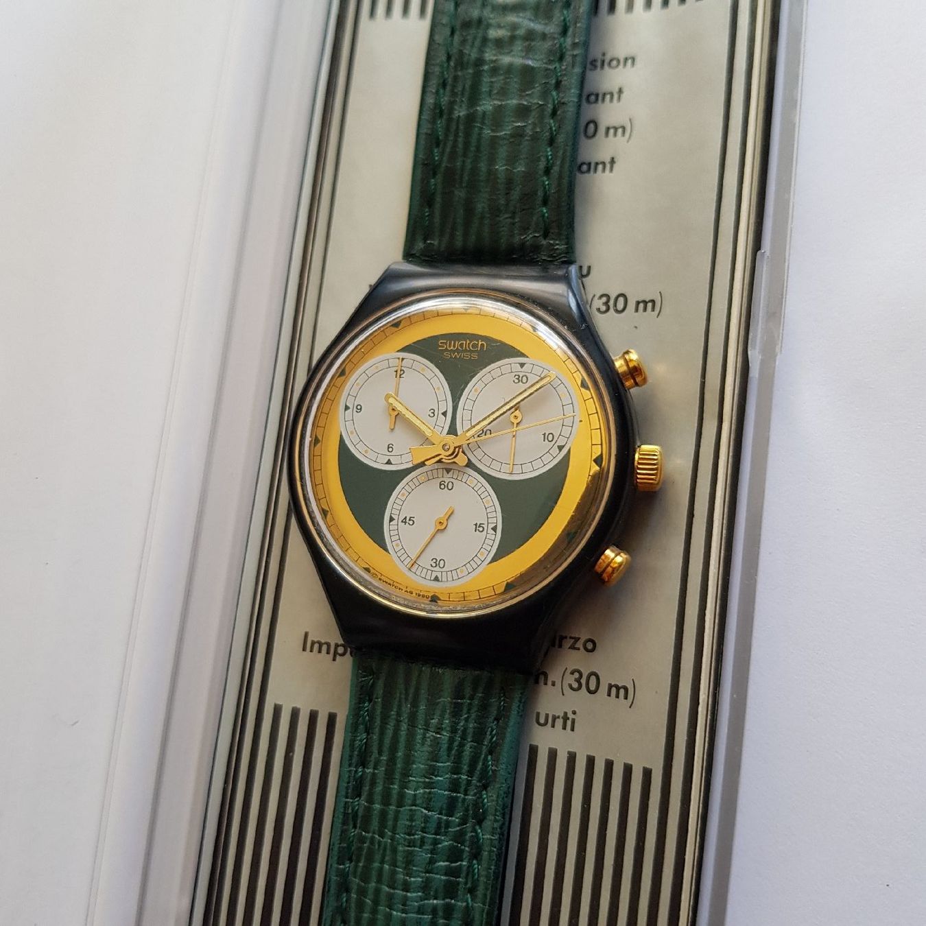 Swatch Orologi: Swatch Chrono Uhr Rollerball – Usato da Altstätten SG venduto da ana_7xf7