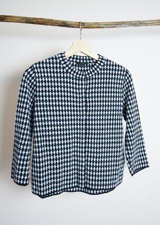 COS Cardigan, kariert, Gr S, guter Zustand Ärmel 3/4