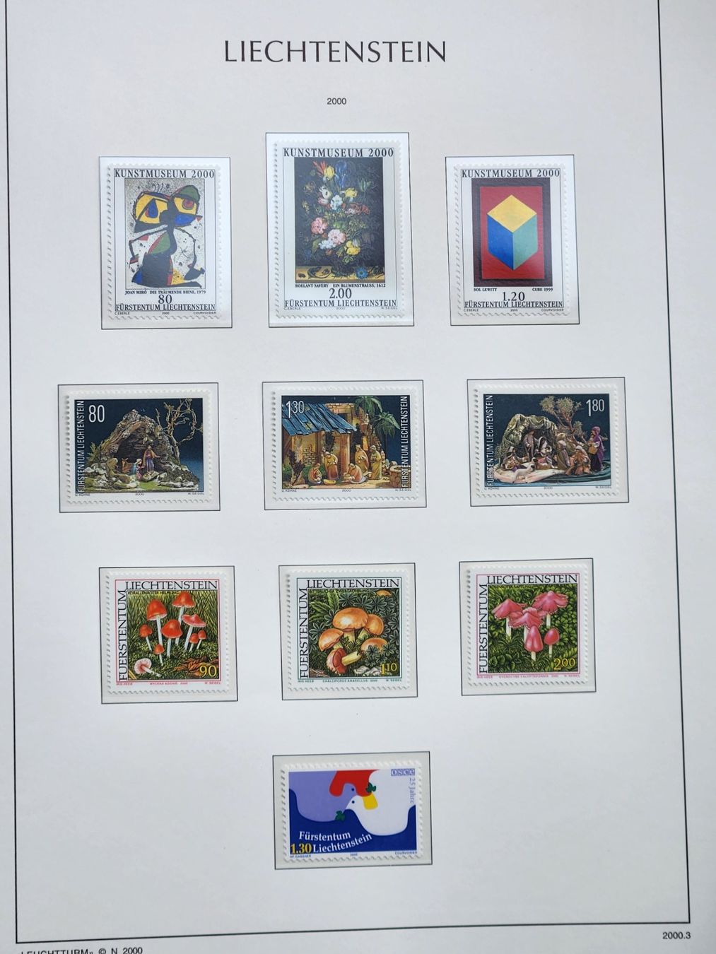 Tutti i francobolli: Liechtenstein 1945-2000 Postfrisch Komplett Sammlung 4000 Fr – Nuovo (secondo la descrizione) da Kriens venduto da Nidfeld45 9