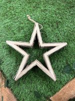 Holzstern Weihnachtsdeko Naturdeko