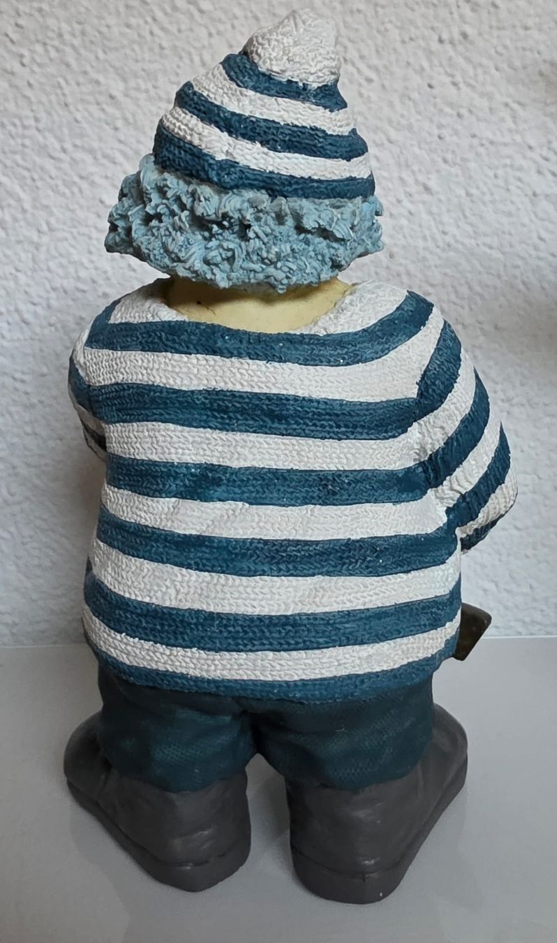 Statuette: Dekofigur Seemann mit Anker, maritim, ca. 25cm hoch – Usato da Rheinsulz venduto da Dred 7