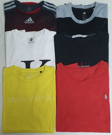 6×herren tshirt G L Polo,adidas,calvin klein