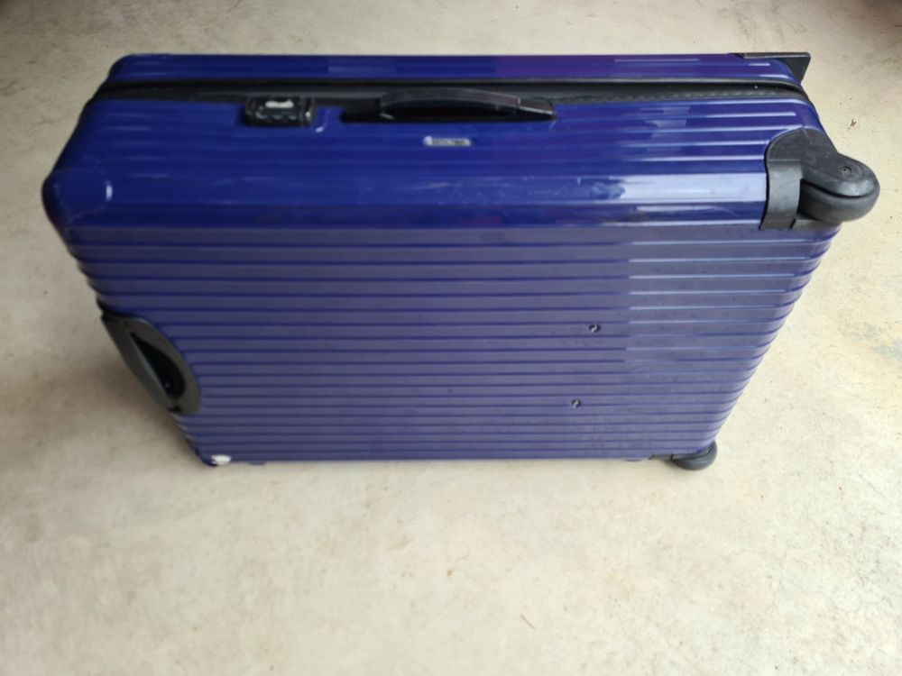 OCHNIK Kabinenkoffer Marineblau - 40x30x18cm Hartschalenkoffer ABS Mit 2 Rädern